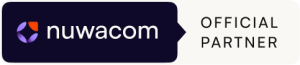 nuwacom official partner badge dark